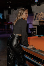 Load image into Gallery viewer, The Freemont Faux Leather Pearl Pants