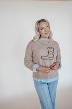 Load image into Gallery viewer, Cowgirl Boot Sweater
