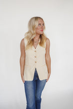 Load image into Gallery viewer, The Hannah Vest in Light Yellow