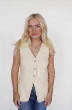 Load image into Gallery viewer, The Hannah Vest in Light Yellow