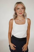 Load image into Gallery viewer, Sleek Silhouette Bodysuit in White