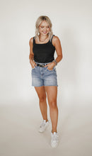 Load image into Gallery viewer, Sleek Silhouette Bodysuit in Black