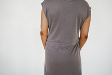 Load image into Gallery viewer, Gun Metal Soft Tee Dress