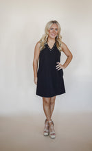 Load image into Gallery viewer, Black Studded Dress