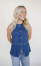 Load image into Gallery viewer, Uptown Denim Top