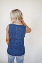 Load image into Gallery viewer, Uptown Denim Top