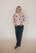 Load image into Gallery viewer, Abstract Floral Sweater