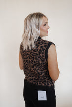 Load image into Gallery viewer, Leopard Knit Sweater Vest