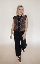 Load image into Gallery viewer, Leopard Knit Sweater Vest