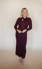 Load image into Gallery viewer, Merlot Sweater Dress