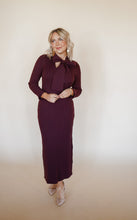 Load image into Gallery viewer, Merlot Sweater Dress