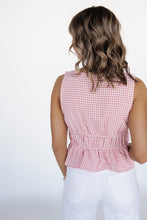 Load image into Gallery viewer, Americana Gingham Tank