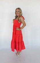 Load image into Gallery viewer, Sunset Splash Midi Dress