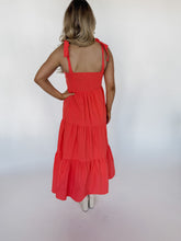 Load image into Gallery viewer, Sunset Splash Midi Dress