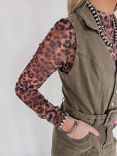 Load image into Gallery viewer, Sheer Leopard Shirt