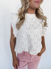 Load image into Gallery viewer, Sun Kissed Blouse in White