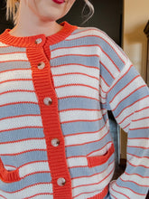 Load image into Gallery viewer, Cloud Striped Cardigan
