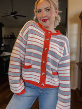 Load image into Gallery viewer, Cloud Striped Cardigan
