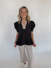 Load image into Gallery viewer, Hint of Leopard Blouse
