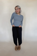 Load image into Gallery viewer, Long Sleeve Basic in Blue
