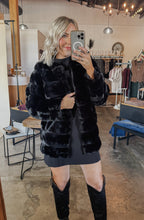 Load image into Gallery viewer, Faux Fur Coat in Black
