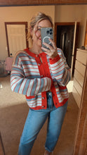 Load image into Gallery viewer, Cloud Striped Cardigan
