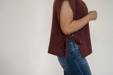Load image into Gallery viewer, Side Tie Turtleneck Sweater
