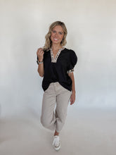 Load image into Gallery viewer, Hint of Leopard Blouse
