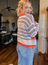 Load image into Gallery viewer, Cloud Striped Cardigan
