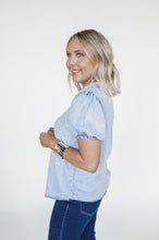 Load image into Gallery viewer, Jessie Light Denim Blouse
