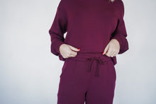 Load image into Gallery viewer, Girl On The Go Pants in Wine
