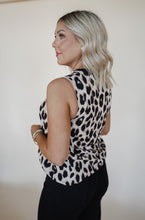 Load image into Gallery viewer, Leopard Sleeveless Blouse
