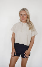 Load image into Gallery viewer, Cropped Extra Soft Hooded Tee
