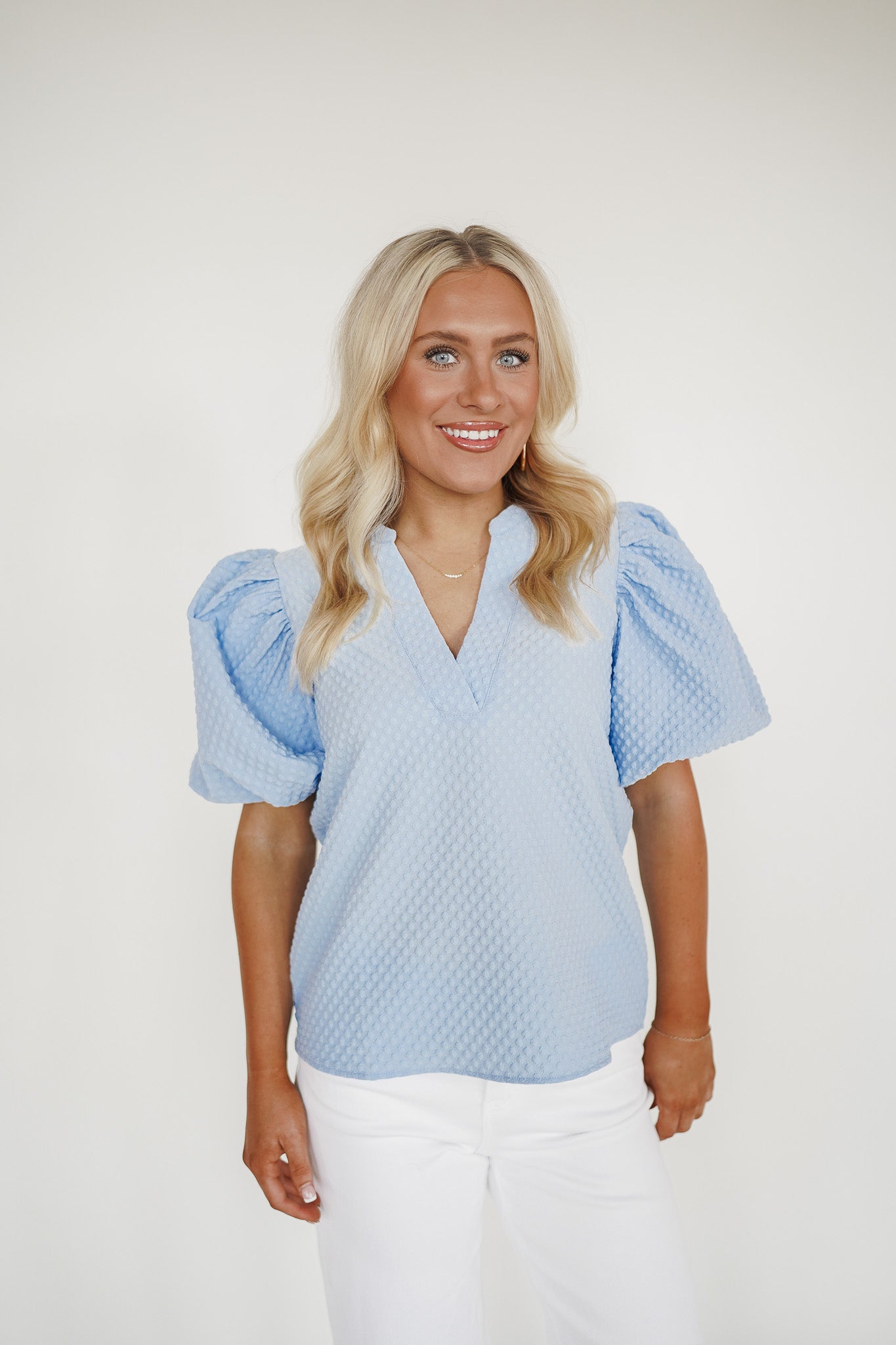 Baby Blue Blouse