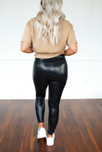 Load image into Gallery viewer, Faux Glossy Leather Leggings
