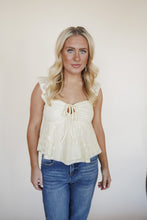 Load image into Gallery viewer, Summer Dreams Yellow Lace Top
