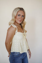 Load image into Gallery viewer, Summer Dreams Yellow Lace Top
