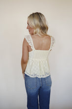 Load image into Gallery viewer, Summer Dreams Yellow Lace Top
