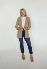 Load image into Gallery viewer, Downtown Blazer in Tan
