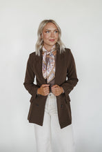 Load image into Gallery viewer, Downtown Blazer in Chocolate
