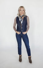 Load image into Gallery viewer, Western Flare Denim Vest
