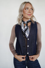 Load image into Gallery viewer, Western Flare Denim Vest
