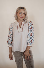 Load image into Gallery viewer, Embroidered Details Blouse
