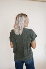 Load image into Gallery viewer, Cable Knit Sleeveless Sweater
