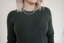 Load image into Gallery viewer, Luxe Green Waffle Sweater
