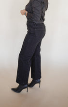 Load image into Gallery viewer, Black Rhinestone Jeans
