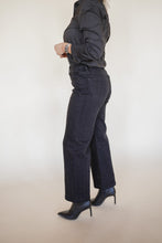 Load image into Gallery viewer, Black Rhinestone Jeans
