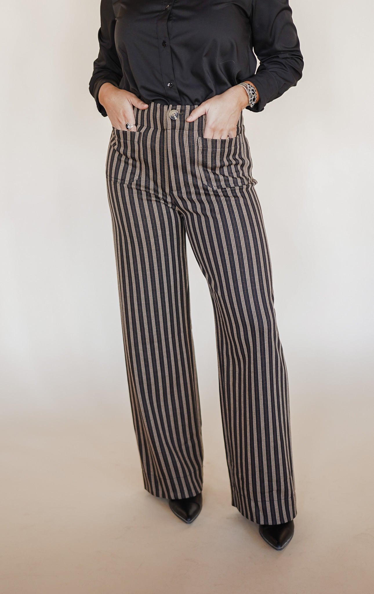 Striped Trouser Pants
