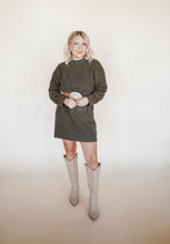 Load image into Gallery viewer, Olive Cable Knit Dress
