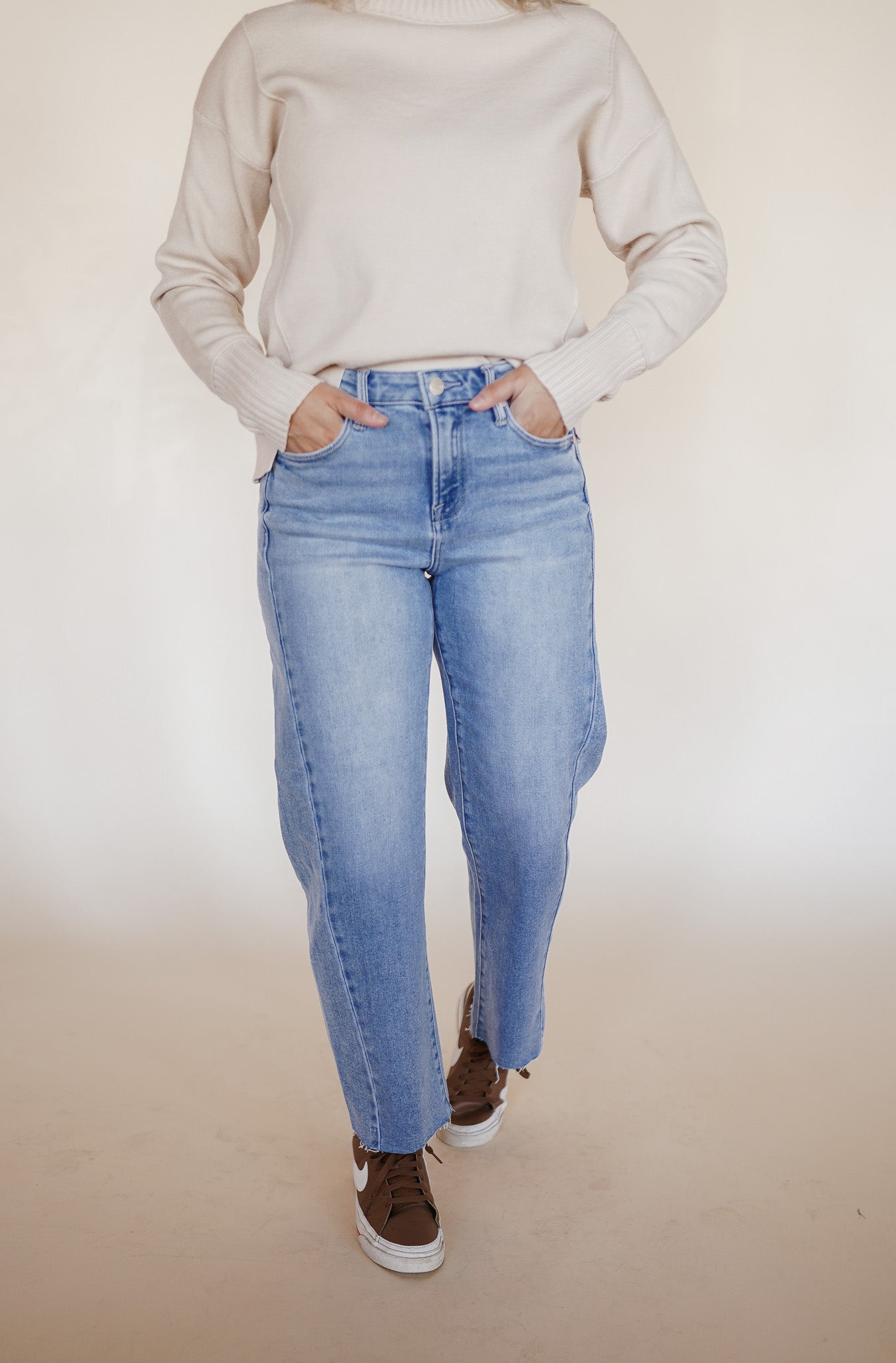 The Chelsea Barrel Jeans